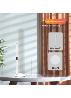 Customized Live Broadcast Room Fill Light, Special Soft Light For Facial Beauty, Anchor Face Light, Photo Taking, Full Screen Desktop Light-Specification:[white] Desktop Stand