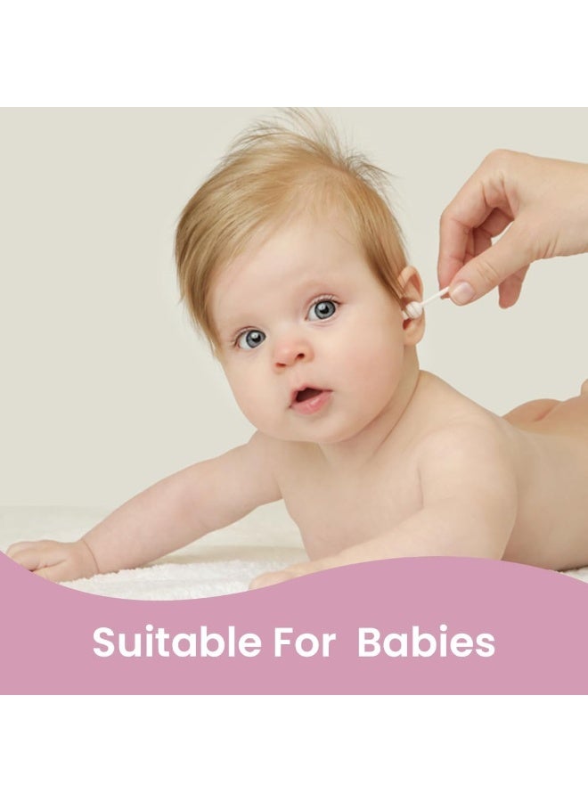 Cool & Cool Baby Cotton Buds 55's – 100% Pure Cotton, Baby-Friendly, Gentle Cleaning, Ear Protection, Safe swabs for Delicate baby Ears 55 Pieces - Image 4