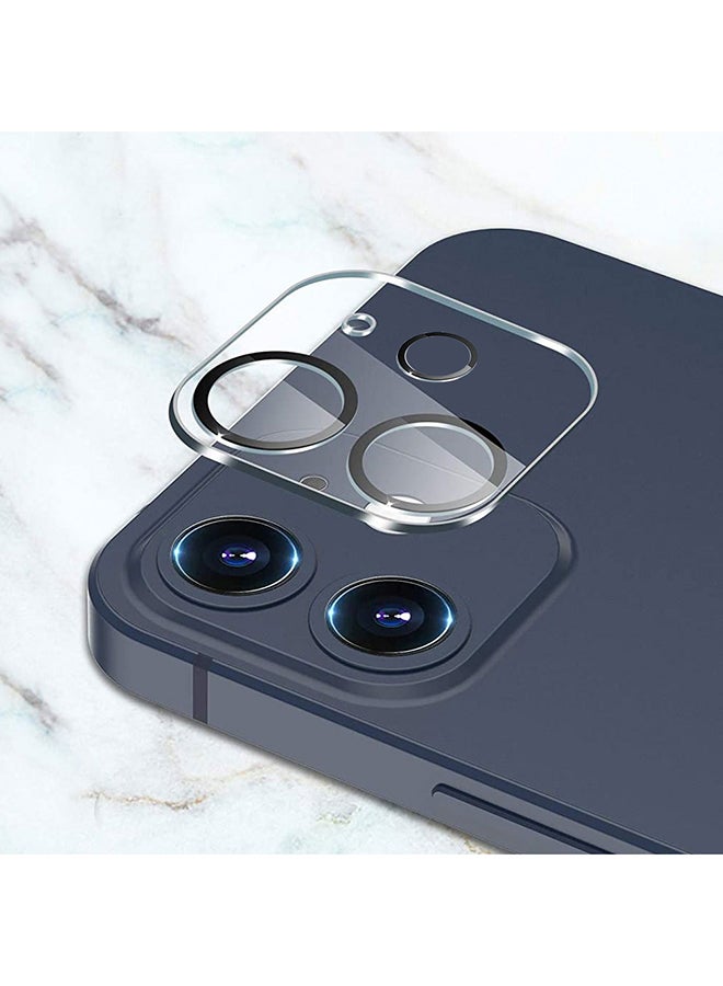 اليشمك واقي عدسة الكاميرا لهاتف آيفون 12 شفاف - Image 3