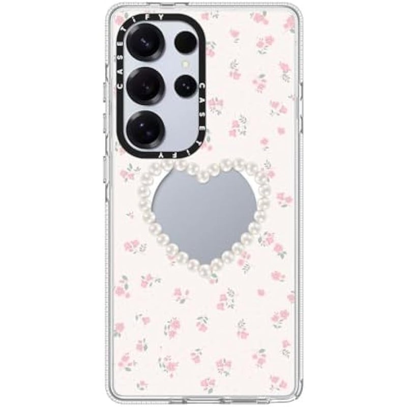CASETIFY Magnetic Clear Galaxy S25 Ultra Case 【Compatible with Magsafe】 - Pearly Heart - Image 2