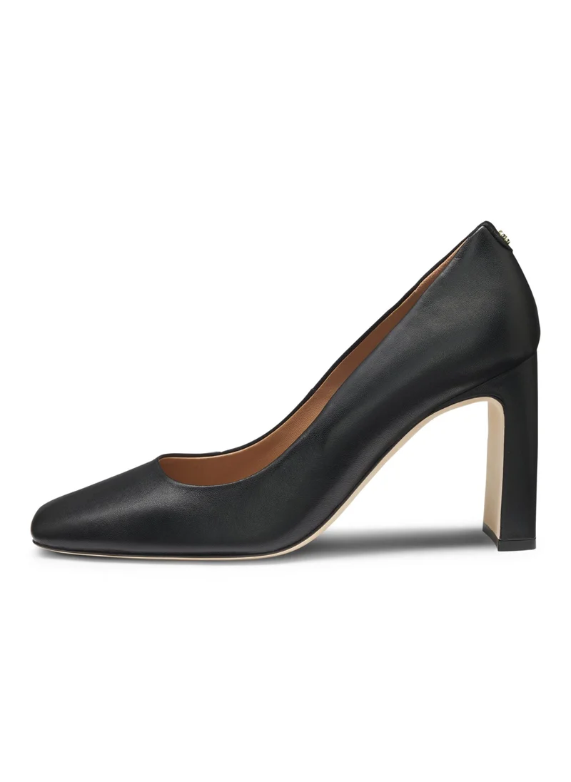 BOSS Nappa-leather pumps with Double B monogram trim