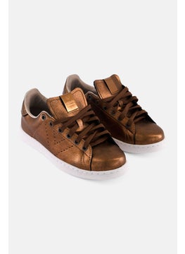 Women Standard Lace Up Causal Shoes, Brown