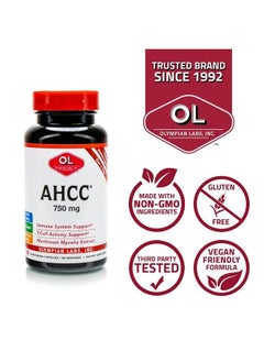 Olympian Labs Premium AHCC Supplement 750mg of AHCC per Capsule – Supports Immune Health, Liver Function, and Natural Killer Cell Activity- 30 Capsules  - Image 4