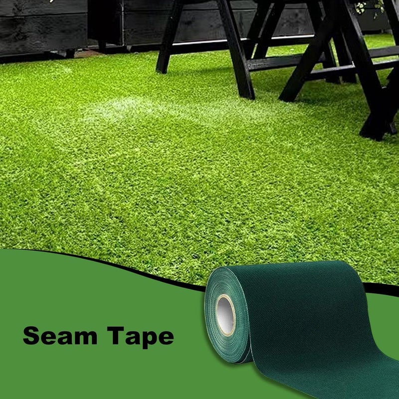 Green Artificial Grass Joining Tape Outdoor Garden Carpet Adhesive Bonding Fixing - Image 3