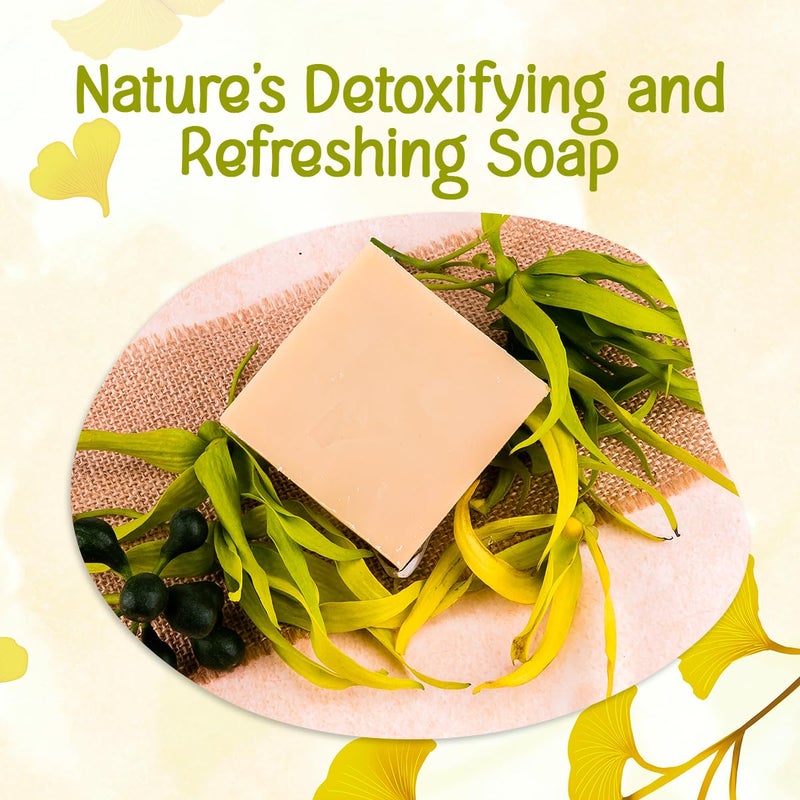 Naturalis YlangYlang Essential Oil Soap  Hand made Soap with YlangYlang Oil and Natural Oils for Deep Cleansing Hydration Skin Soothing and Radiant Glow 100g Each pack of 4 - Image 4