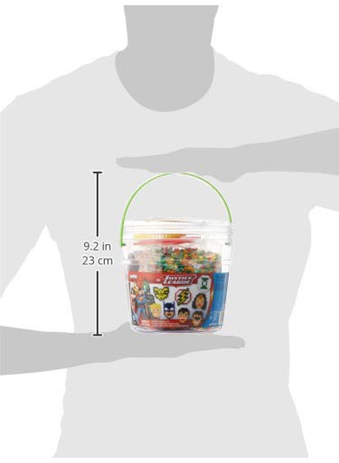Perler Beads Justice League Fuse Bead Bucket Craft Activity Kit 8504 Pcs - Image 4