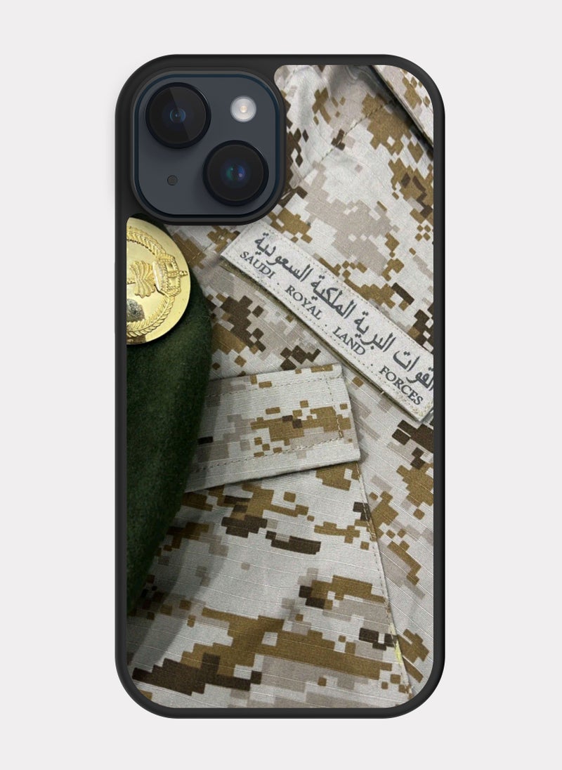 PXLAAT iPhone 14 case cover Saudi Land Forces - Image 1