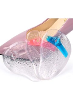 SYBL 3 Pairs Butterfly Pattern Self-Adhesive Gel Thong Sandals Forefoot Pad Toe Protectors Antislip Shoes Grip Pads Sandals Flip-Flop Inserts Forefoot Cushions Pad Massage Insoles Color Random 