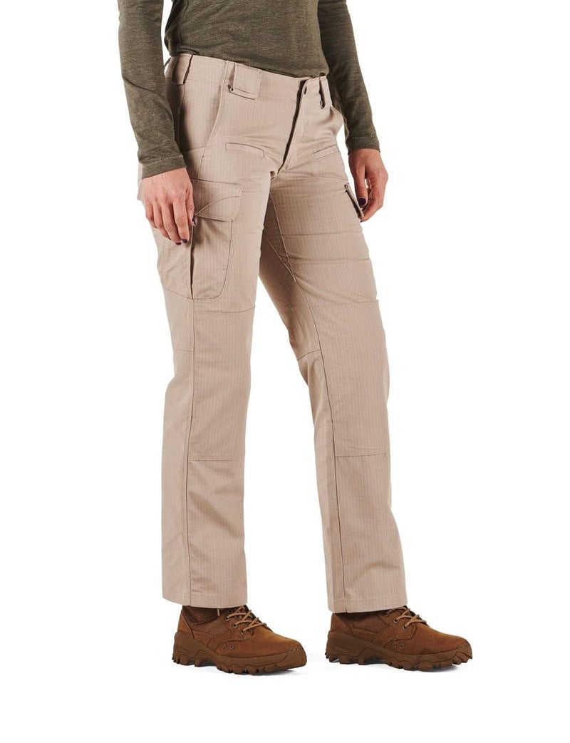 5.11 Tactical Women's Stryke Pants, Regular Fit, Gusseted, 12 Pockets, Style 64386ABR, Khaki, Women's 4 Long - Image 5