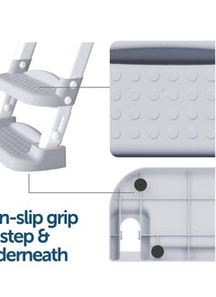 Gonice Soft Cushioned Seat, Adjustable Height, Collapsible, Non-Slip with Splash Guard  - Image 2