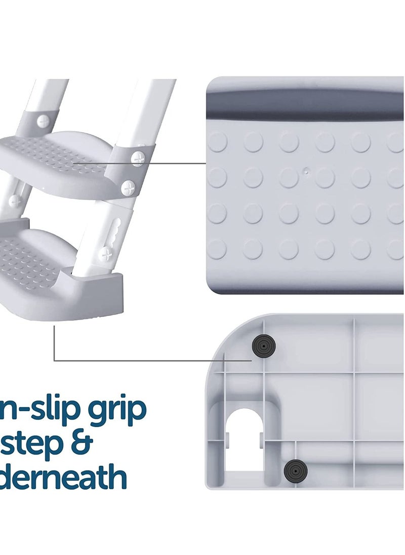 Gonice Soft Cushioned Seat, Adjustable Height, Collapsible, Non-Slip with Splash Guard  - Image 2