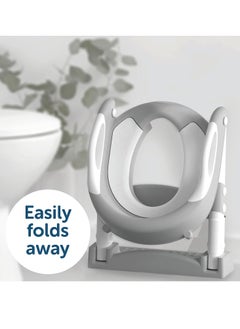 Gonice Soft Cushioned Seat, Adjustable Height, Collapsible, Non-Slip with Splash Guard  - Image 4