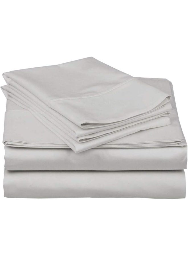 Cottingon Twin Extra Long Sheets for Dorm Bedding-400 Thread Count - 100% Cotton Sheets - Specially Designed for Dorm Beds - Deep Pocket from 10-15 inches  - Image 1