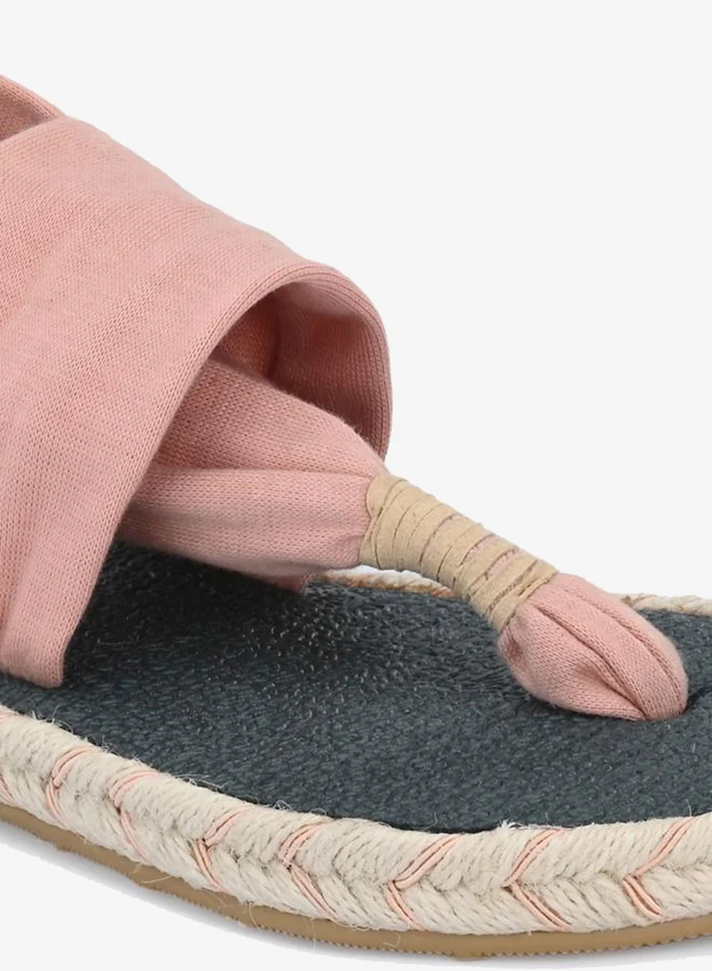 فريش فيت صنادل مسطحة بحزام  وشريط خلفي للأقدام المنعشة