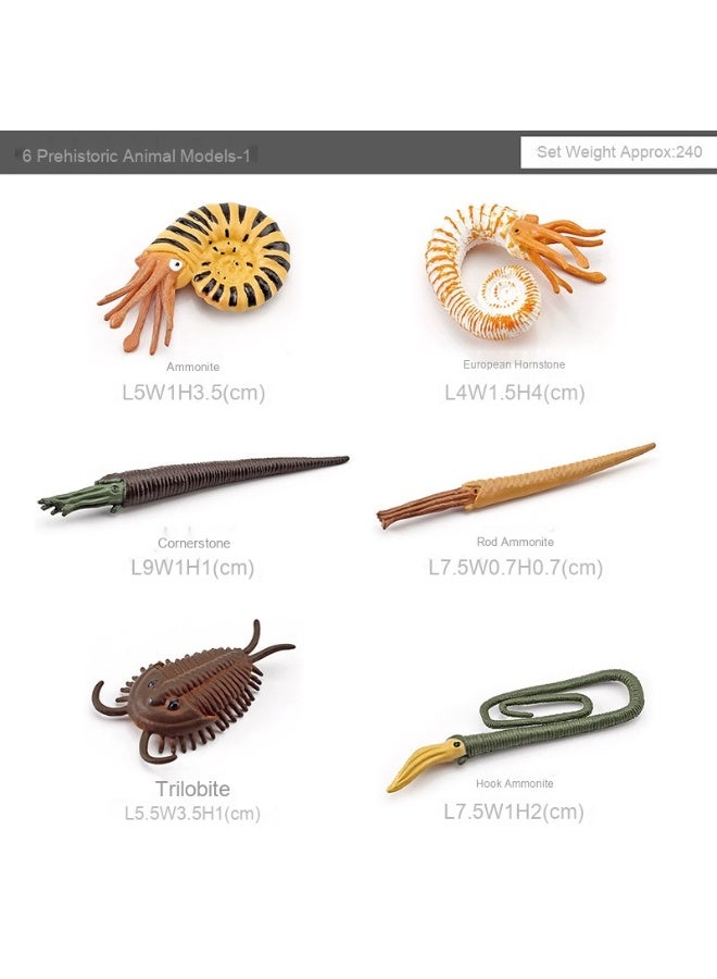 NIBEMINENT New Children's Realistic Ocean Prehistoric Animal Set