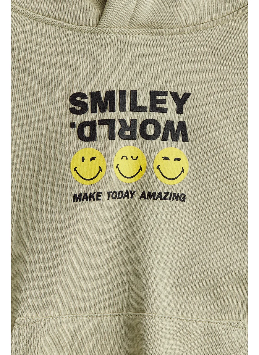 اتش اند ام Printed Hoodie