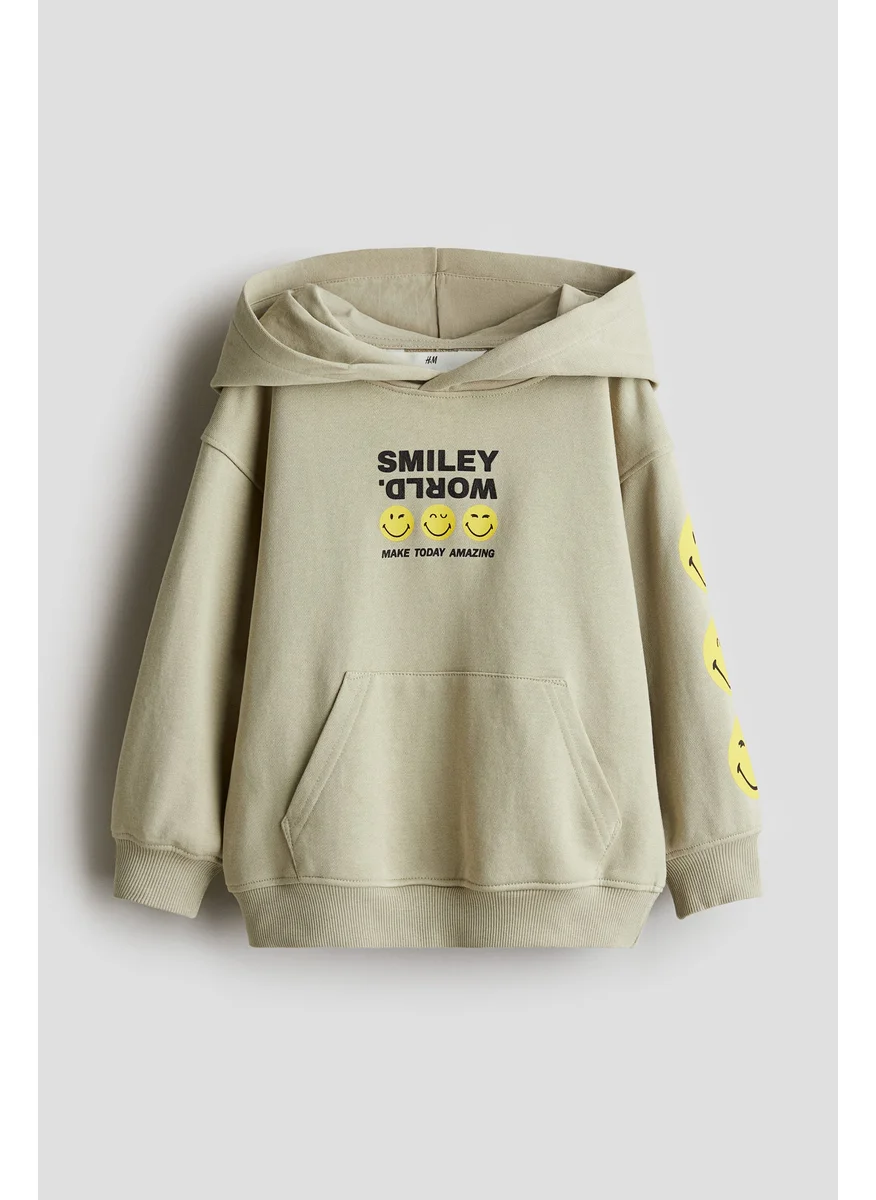 اتش اند ام Printed Hoodie
