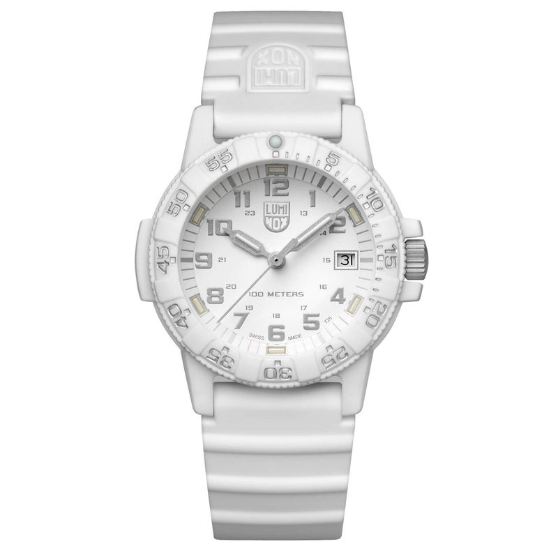 Luminox - Leatherback SEA Turtle XS.0307.WO - Mens Watch 39mm - Dive Watch in White Date Function - 100m Water Resistant - Mens Watches - Made in Switzerland - Image 1
