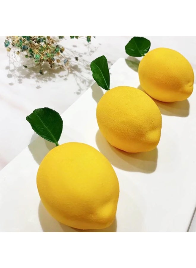 Lemon Shape Molds for Baking Mousse Cake,3D Silicone Baking Mold for Fondant Candy Dessert Chocolate Jelly Cupcake (15-Cavity) - Image 4