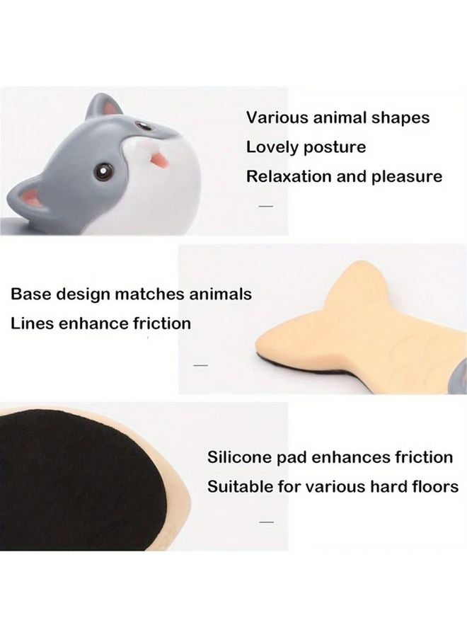Cat Door Stopper Cute Animal Design Durable Plastic For Under Door Protection Home Decor - Image 5