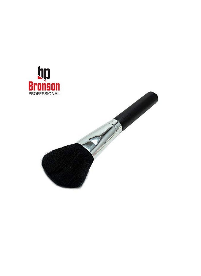 Bronson Professional Powder Brush Multipurpose brush for Foundation Concealer Blush and Compact for flawless finish   Blending Brush Powder Brush Black Color Pack of 1