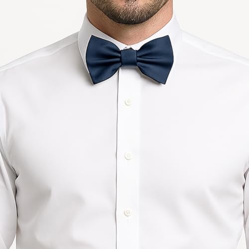 LEONARDI Men’s tuxedo cummerbund set for men | pocket square | bow tie | Packaging - Box | Size – adjustable & standard | pack of 1 - Image 3