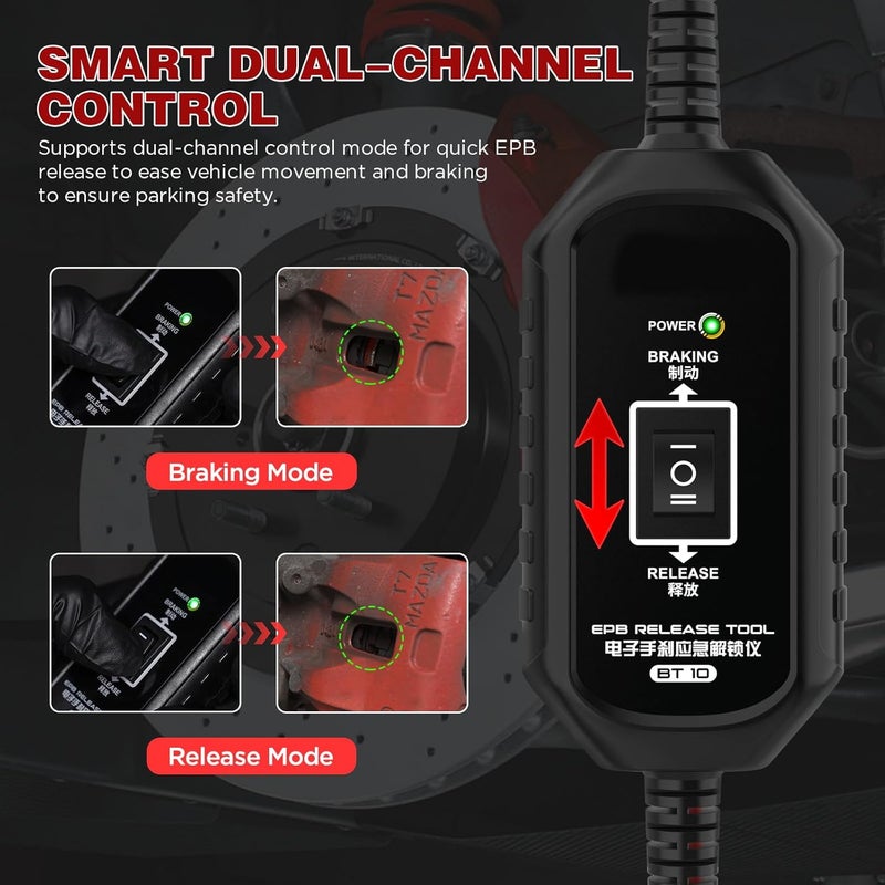LUTIFIX أداة تحرير فرامل الانتظار الإلكترونية LUTIFIX BT10 EPB الطارئة - Image 3