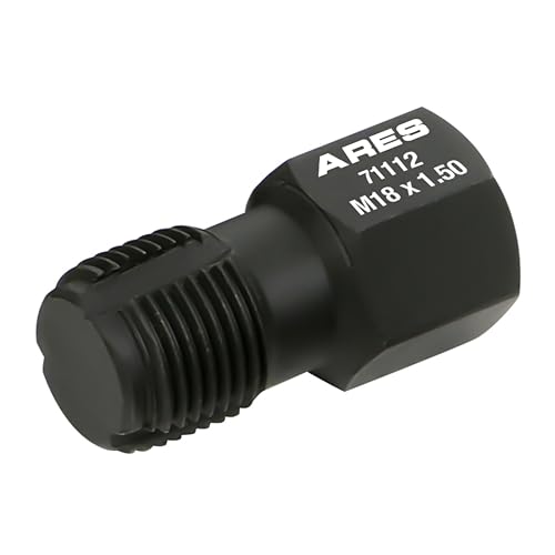 ARES 71112 Oxygen Sensor Rethread Tool Thread Chaser Easily Cleans Oxygen Sensor Hole Threads Works with M18 x 15mm Spark Plug Threads - Image 1