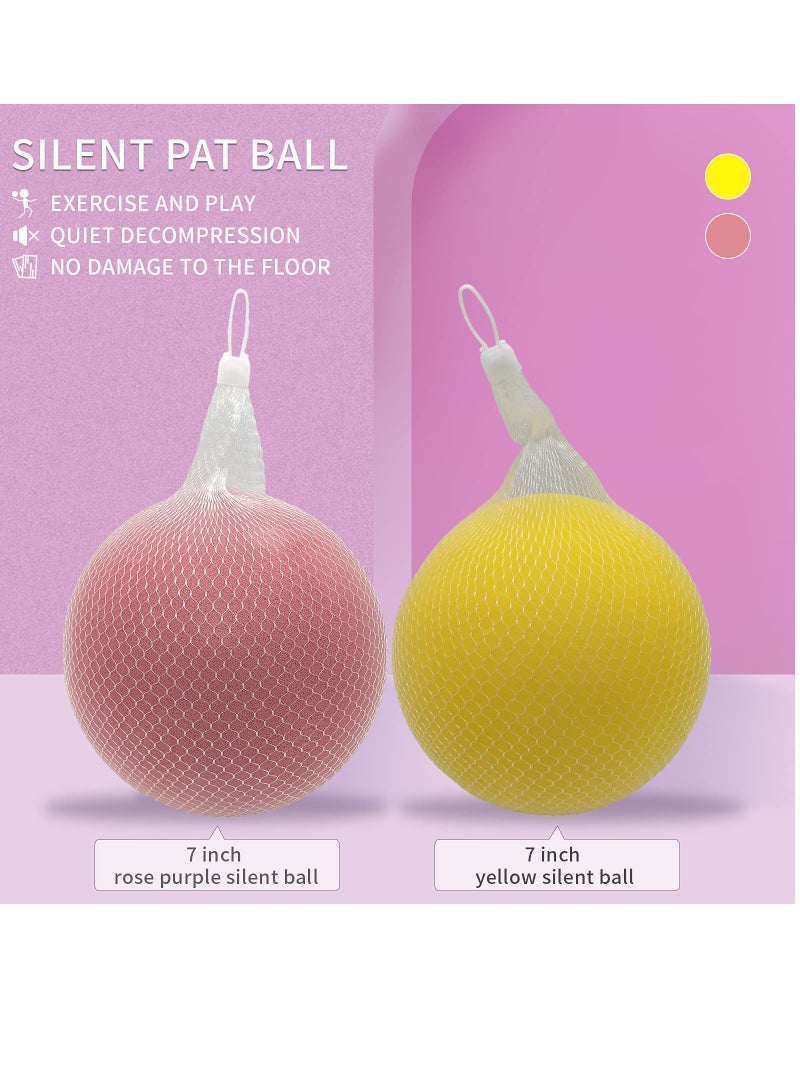 سيوسي Uncoated High Density Foam Ball, for Over 3 Years Old Kids Foam Sports Balls, Soft and Bouncy, Lightweight and Easy to Grasp Foam Silent Balls are Safe for Younger Children, 7-Inch - Image 2