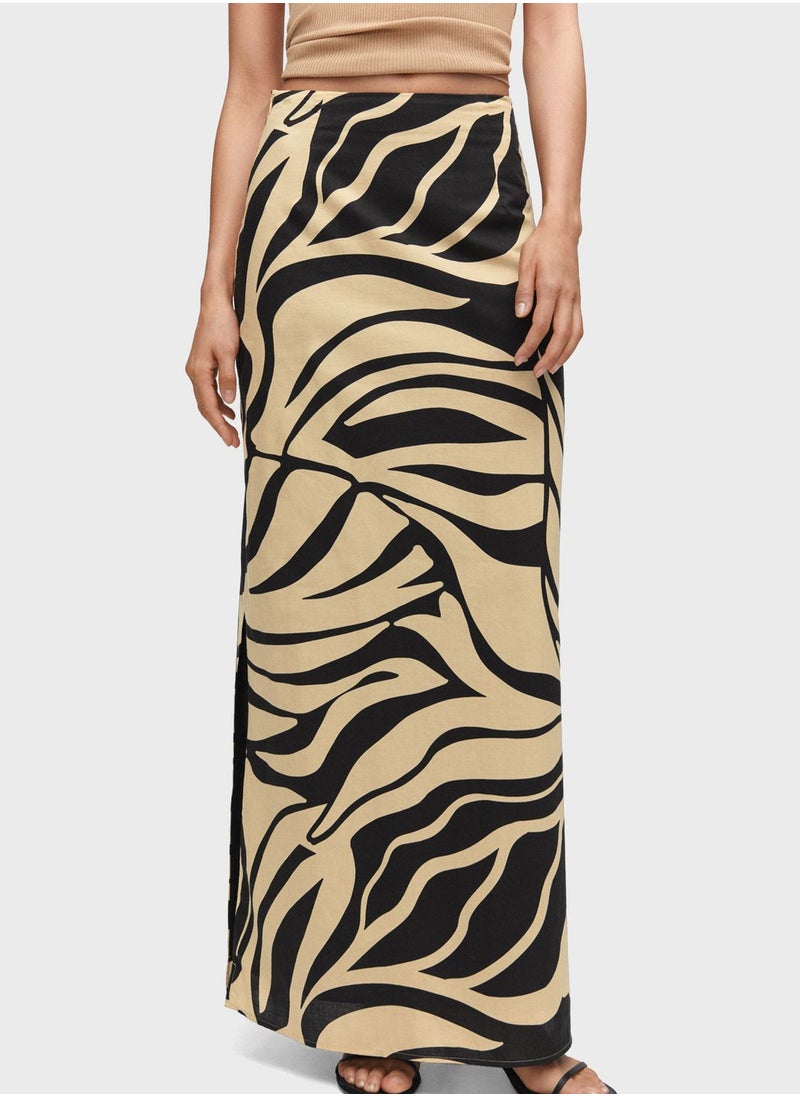 MANGO - High Waist Skirt - Image 1