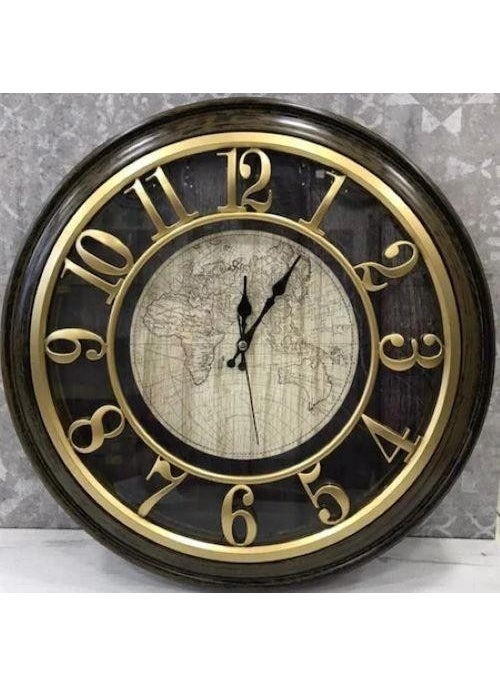 Galaxy 1965-XA Decorative Wall Clock Hazelnut Case 