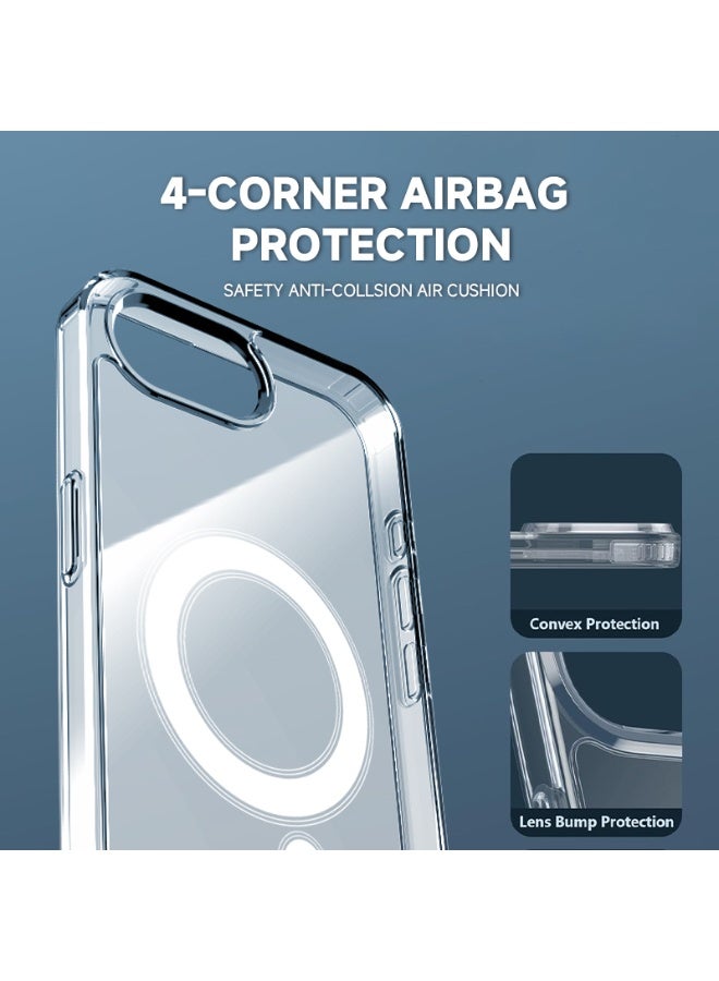 Raxoom 3-in-1 Heavy Duty Protection Magsafe Case for iPhone 16e | 360Â° Anti-Shock Protection | Magsafe Cover Case | Lens Protection | 9H Glass Screen Protector - Image 4