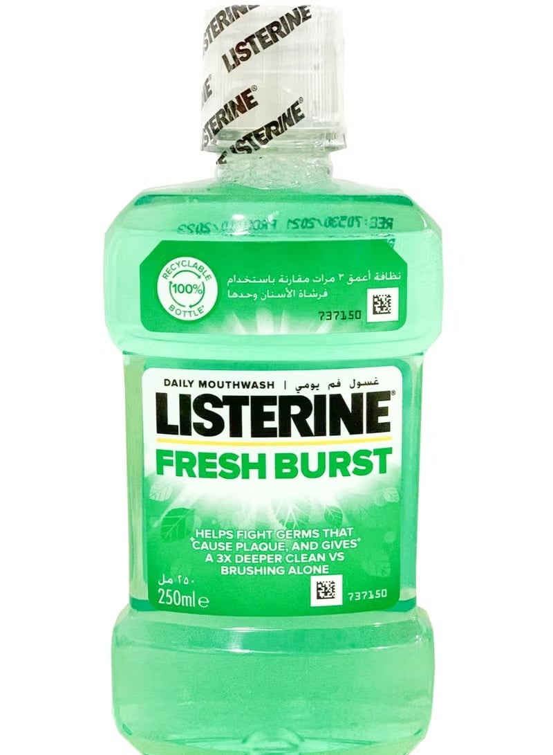 ليسترين غسول الفم اليومي فريش بروست 250 مل - Image 1