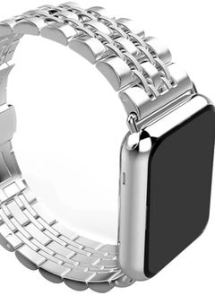 ديفيا Stainless Steel Link Watch Band 42/44mm - Silver  - Image 2