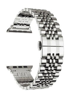 ديفيا Stainless Steel Link Watch Band 42/44mm - Silver  - Image 3