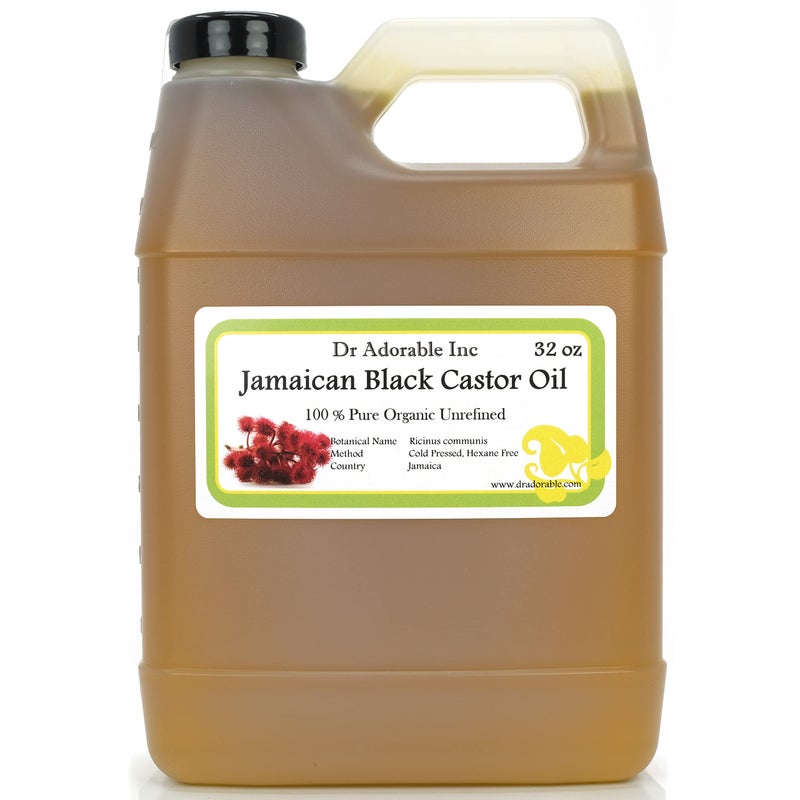 Dr. Adorable Dr Adorable - 32 oz - Jamaican Black Castor Oil - Pure Natural Organic Strengthen Grow & Restore Hair Care - Image 1