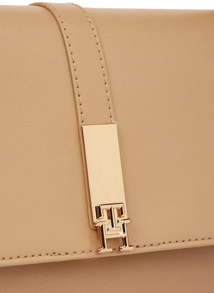 TOMMY HILFIGER Logo Detail Top Handle Flap Over Crossbody