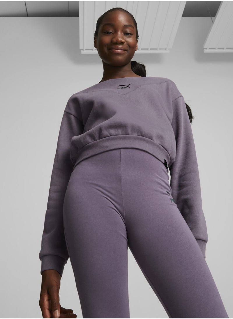 PUMA Classics Girls Crew Neck Sweatshirt  - Image 5