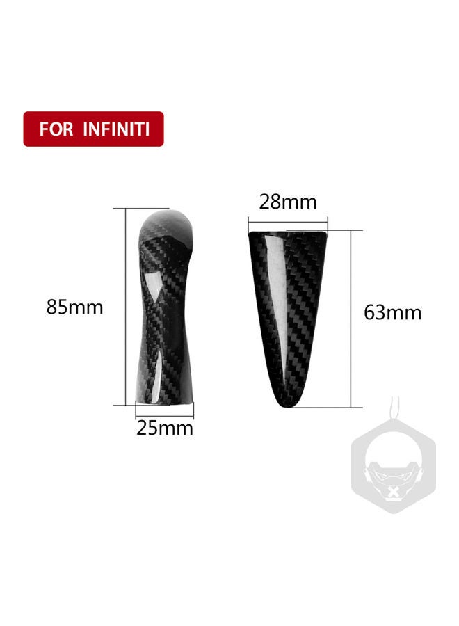 NIBEMINENT Carbon Fiber Gear Handle Sticker Set - Image 4