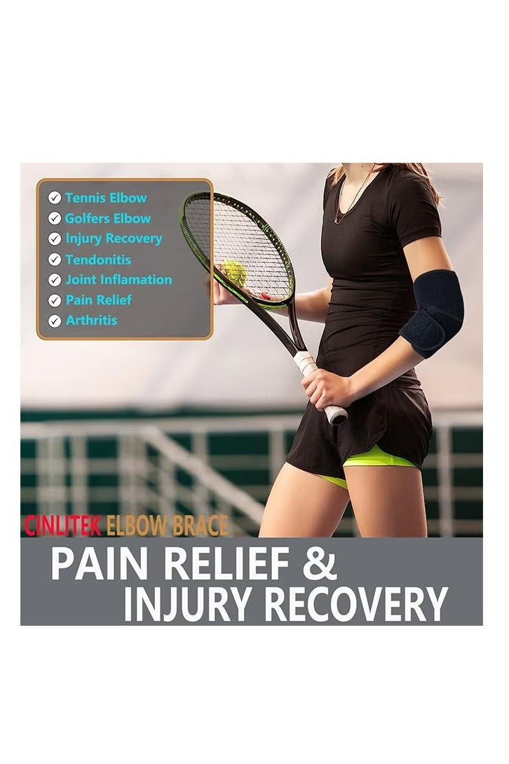 Cuken Elbow Support, Elbow Brace, Adjustable Elbow Sleeve, Tennis Elbow Sleve, Arm Wrap Strap, Sleve for Elbow Sleeve for Gym - Image 4