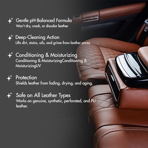 Nippon Paint ﻿Nippon Paint n-Shield Leather Upholstery Cleaner 250ml | Removes Dirt Grime & Stains | Cleans Conditions & Restores Finish | Suitable for Car Seats Sofas Bags | No.1 Paint Brand in Asia Pacific - Image 3