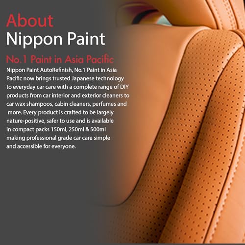 Nippon Paint ﻿Nippon Paint n-Shield Leather Upholstery Cleaner 250ml | Removes Dirt Grime & Stains | Cleans Conditions & Restores Finish | Suitable for Car Seats Sofas Bags | No.1 Paint Brand in Asia Pacific - Image 5