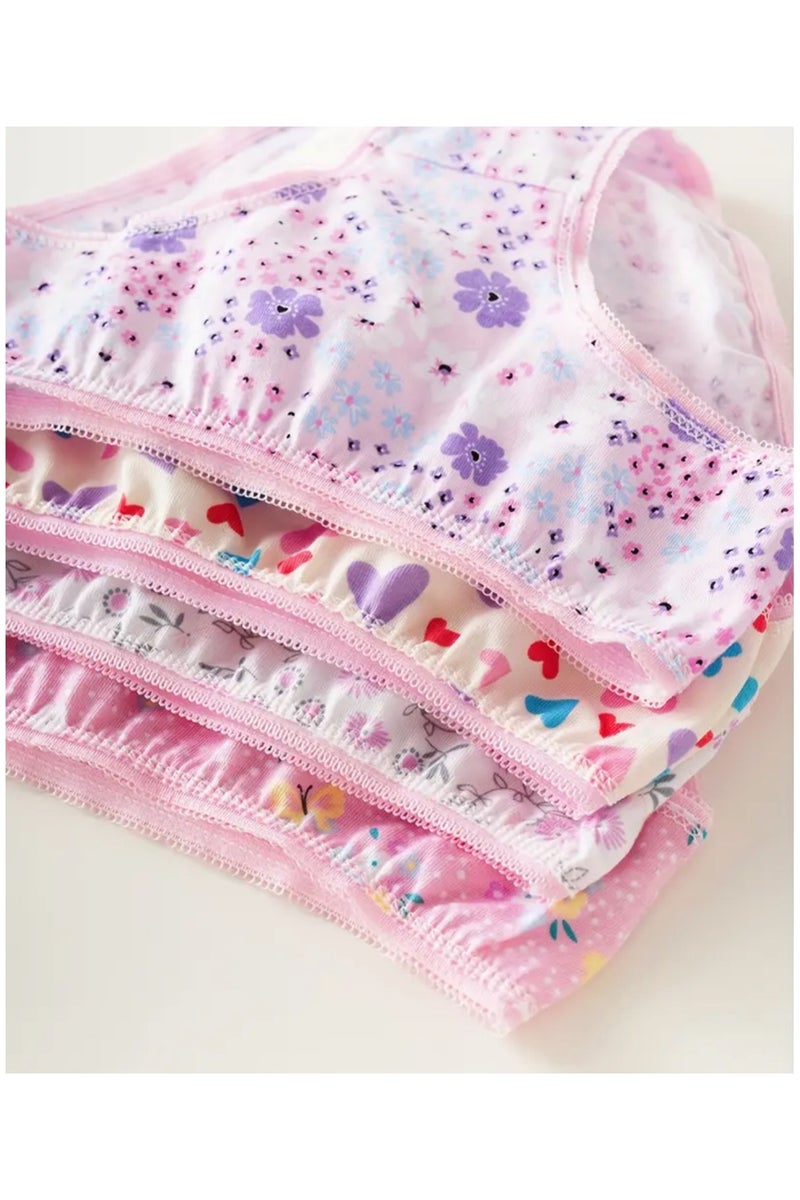 12 Pieces Girls Underwear Toddler Hipstar Panty Soft Breathable Pure Cotton Knickers Undies Set For Toddler Girls Panties Multicolor - Image 2