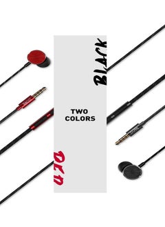 Recci Heavy Bass Wired Earphone Black-J300-B  - Image 3