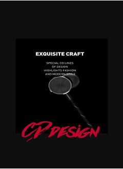 Recci Heavy Bass Wired Earphone Black-J300-B  - Image 2