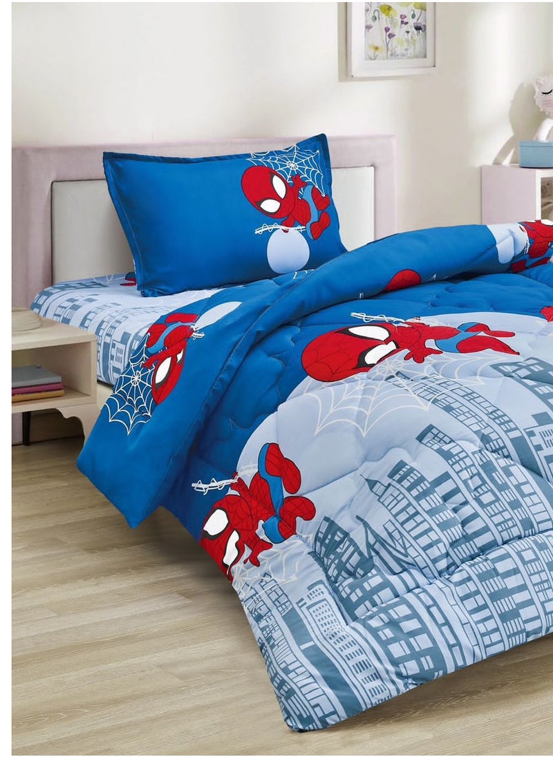 Ming Li - Soft and Fluffy Medium Fill Kids Bedspread Comforter Set 3pcs Single Size Bedspread for Boys Girls Fashion Print Double Side Stitched Pattern Soft and Breathable - Image 1