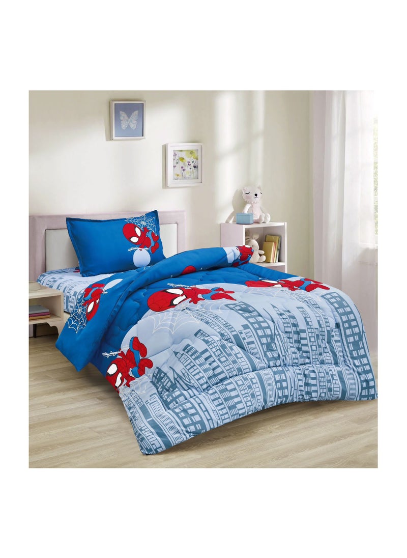 Ming Li - Soft and Fluffy Medium Fill Kids Bedspread Comforter Set 3pcs Single Size Bedspread for Boys Girls Fashion Print Double Side Stitched Pattern Soft and Breathable - Image 1