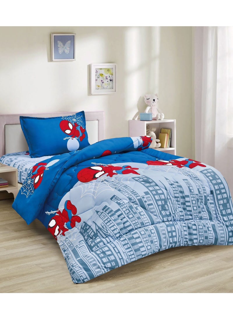 Ming Li - Soft and Fluffy Medium Fill Kids Bedspread Comforter Set 3pcs Single Size Bedspread for Boys Girls Fashion Print Double Side Stitched Pattern Soft and Breathable - Image 1