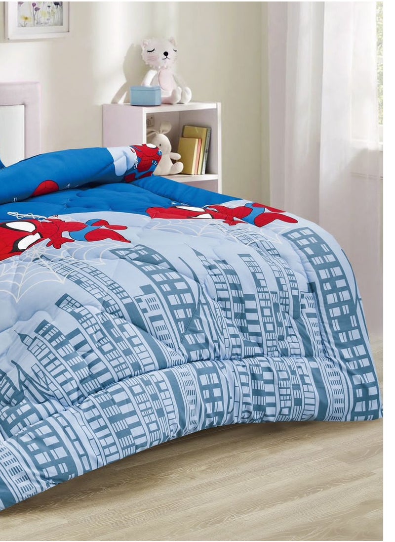 Ming Li - Soft and Fluffy Medium Fill Kids Bedspread Comforter Set 3pcs Single Size Bedspread for Boys Girls Fashion Print Double Side Stitched Pattern Soft and Breathable - Image 1