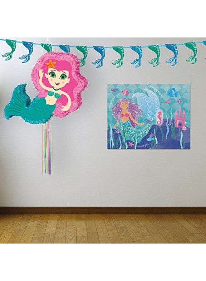 Unique Vibrant Multicolor Mermaid Party Game Set for 14 Kids (1 Set) - Fun & Exciting Design - Perfect for Children's Parties - Image 3